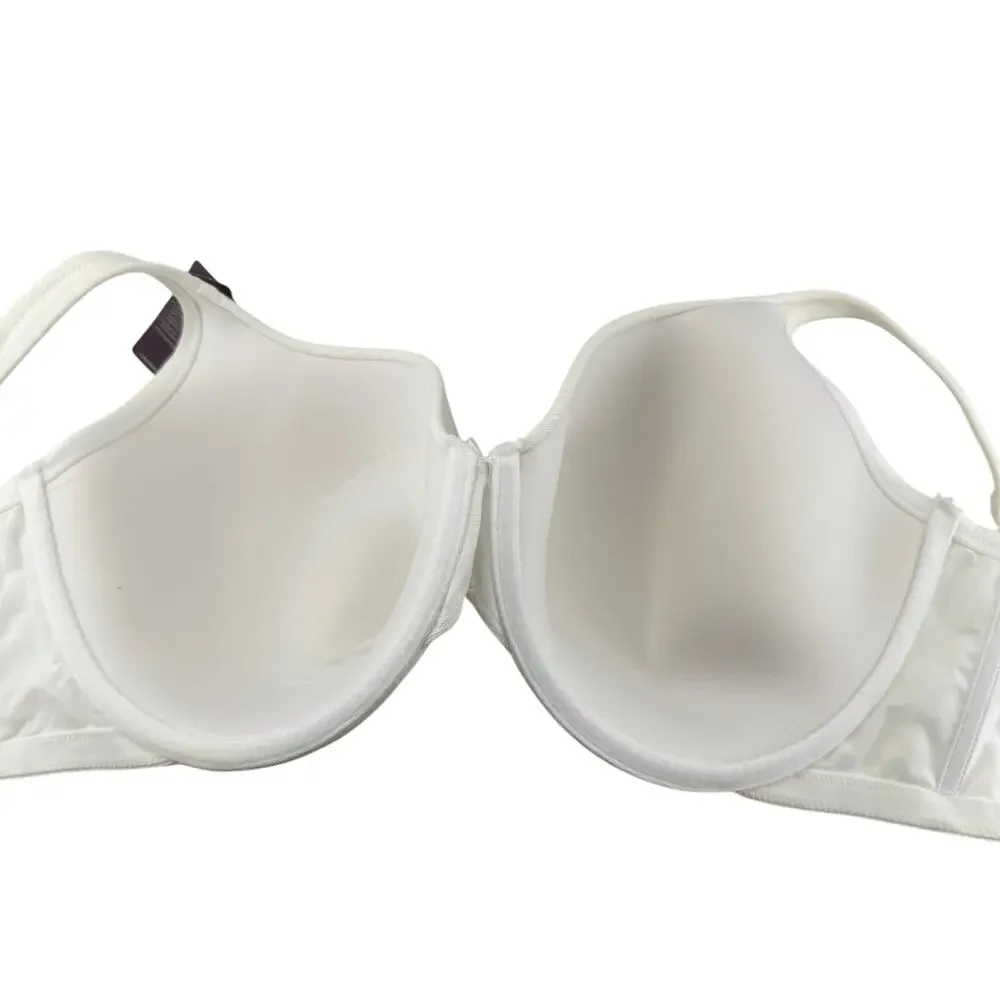 Lane Bryant Cacique White Lightly Lined T Shirt Bra 46D